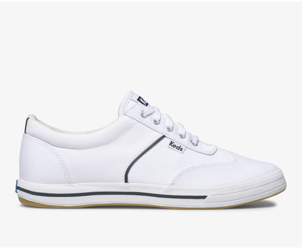 Tenis Keds Mujer Blancos - Courty - 6038-SLGNB